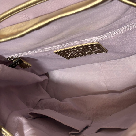 Coach Kyra Signature Logo Drawstring Backpack